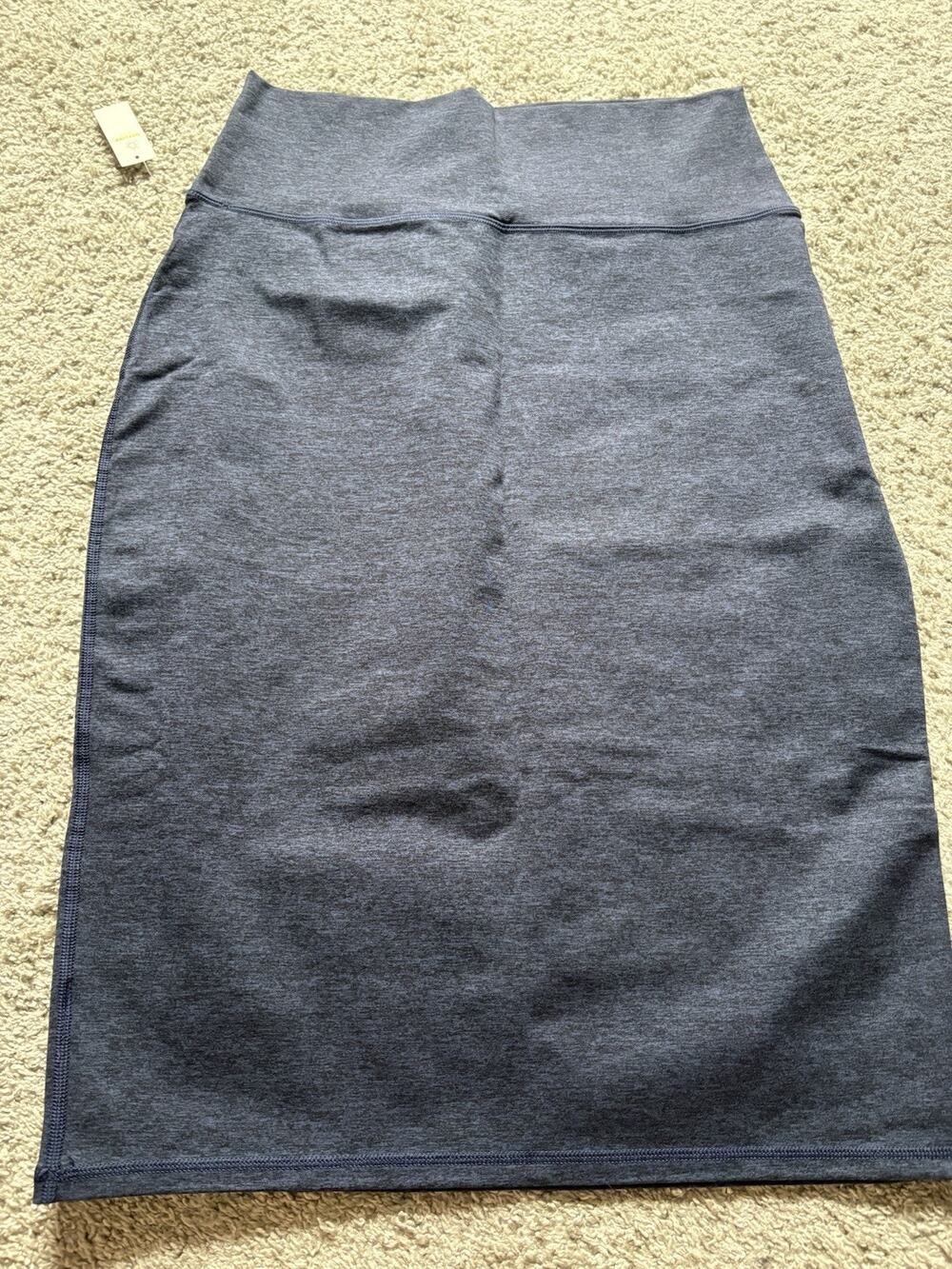 OFFLINE By Aerie Women’s The Hugger Midi Skirt Blue Size Large NWT